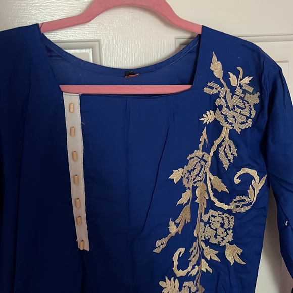 Blue Kurta - Picture 2 of 2